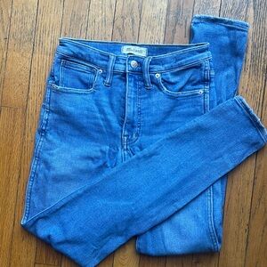 Madewell 10” High Rise Skinny size 27